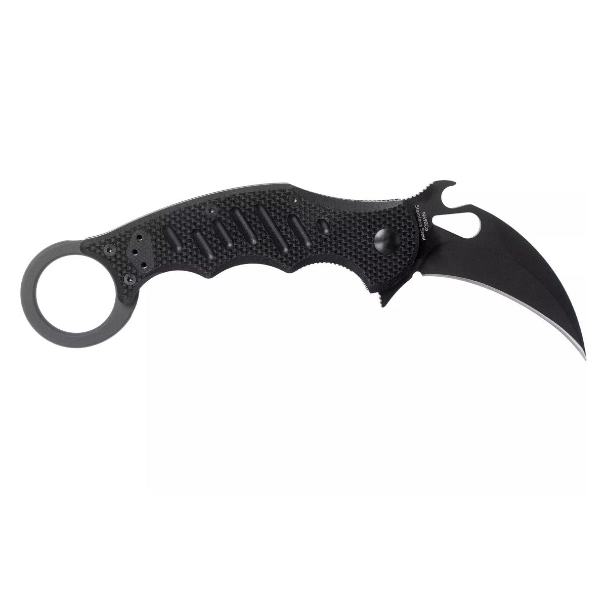 Fox Knives FX-599 FKMD Mini-Karambitmesser mit klappbarer Bohler N690Co-Stahlklinge