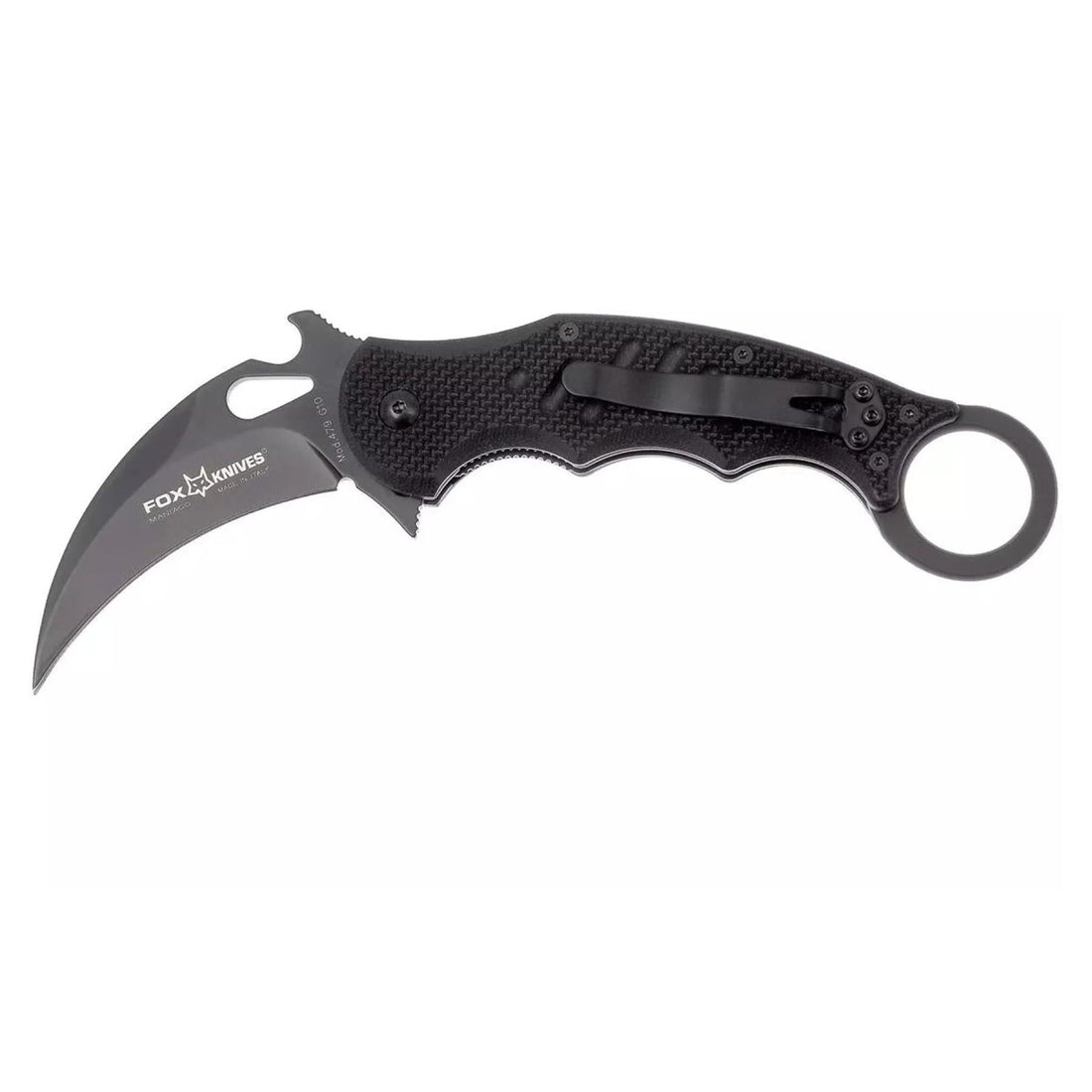 Fox Knives Karambit FX-479 folding mini knife N690C steel black hydroglider blade