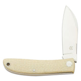 Fox Knives LIVRI Navaja plegable 61 HRC M390 acero forma pata de oveja micarta