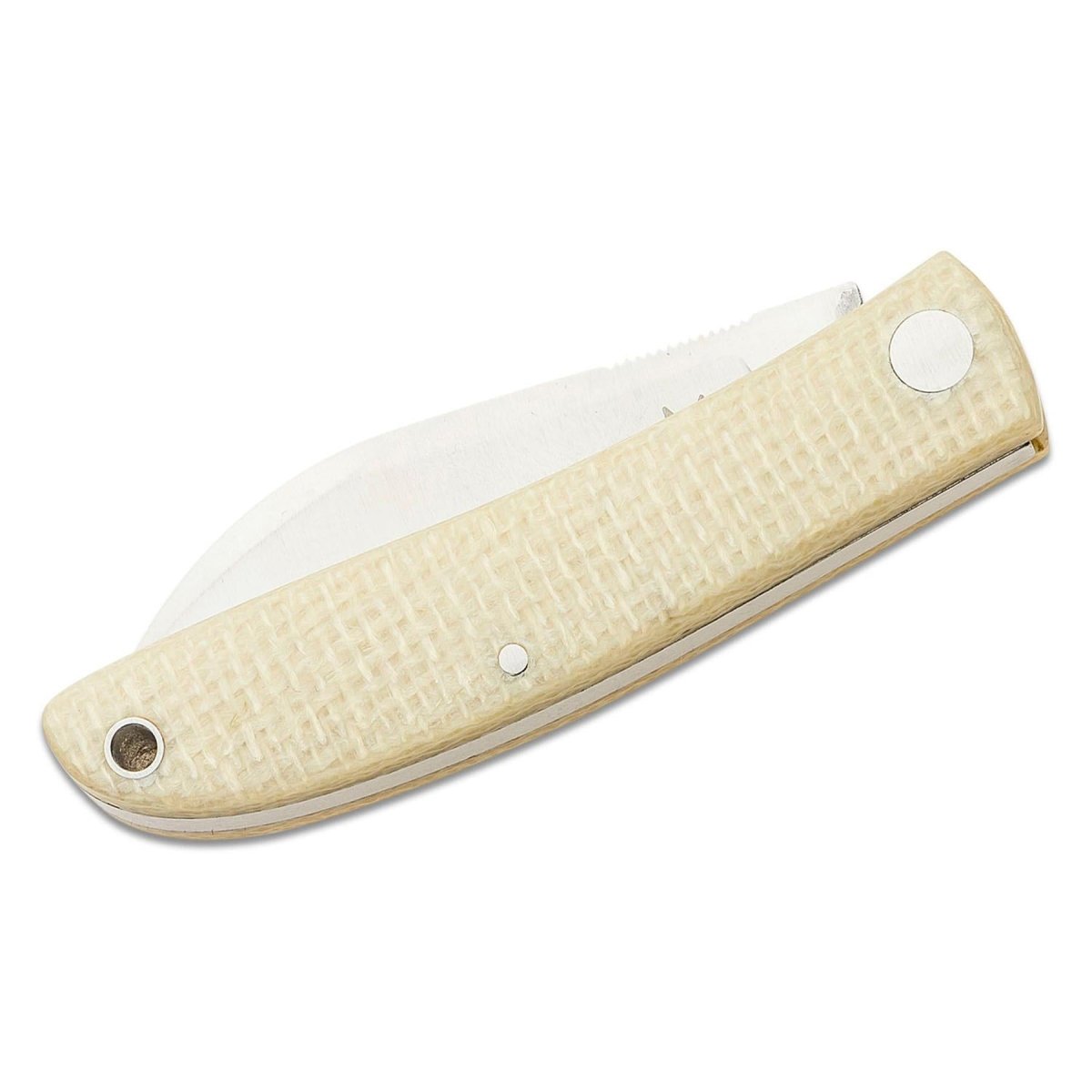 Fox Knives LIVRI Navaja plegable 61 HRC M390 acero forma pata de oveja micarta