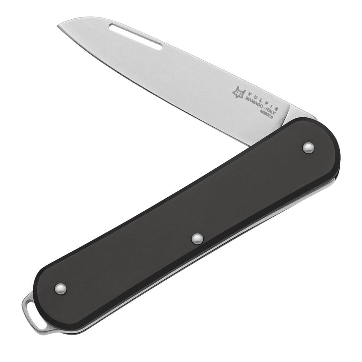 Fox Knives VULPIS FX-VP130 BK Klapptaschenmesser Edelstahl N690Co Schwarz