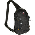 Fox Outdoor Compact Sling Shoulder Bag 5L Padded Strap Polyester Black