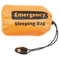 Fox Outdoor Saco de dormir de emergencia protección por un lado recubierto de aluminio naranja