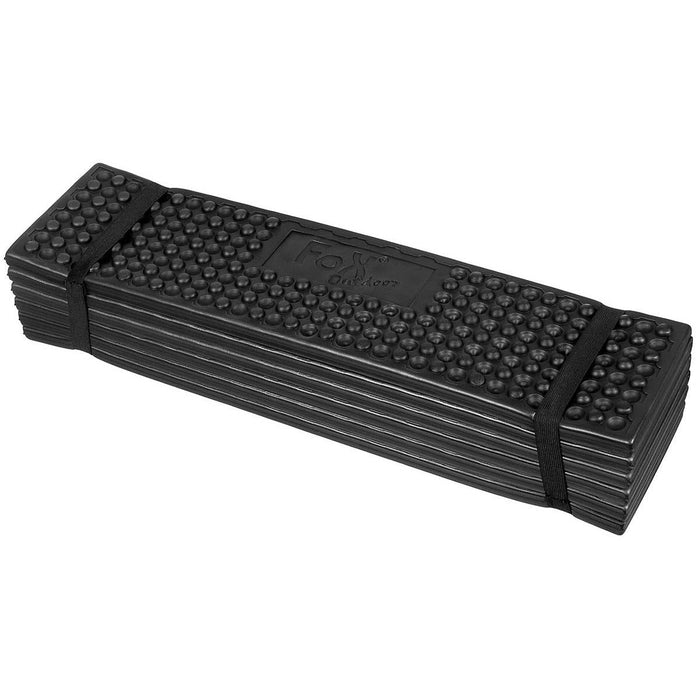 FoX Outdoor Thermisch Slaapmatje Opvouwbare Lichtgewicht Campingmat Zwart - GoMilitar