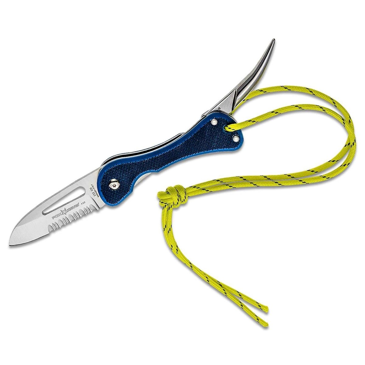 FoxKnives SAILING zakmes compacte matroos metgezel 420C roestvrij staal