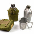 French France Army Drinking Flask Water Bottle Military Canteen pot pouch