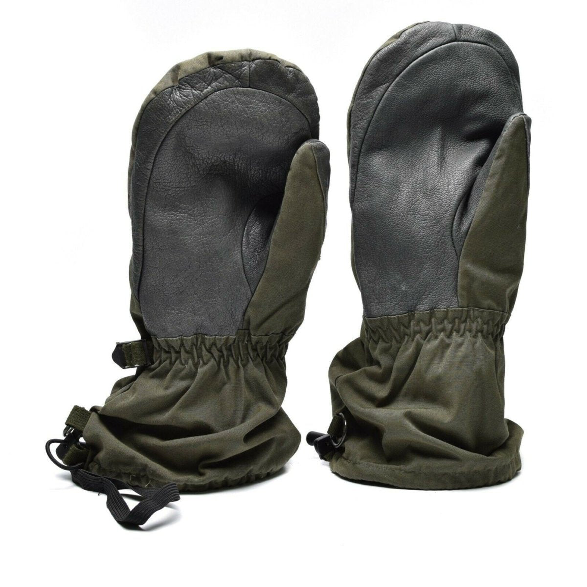 Genuino ejército austriaco oliva OD Goretex Mittens Guantes de combate impermeable militar