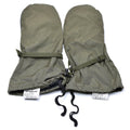 Genuino ejército austriaco oliva OD Goretex Mittens Guantes de combate impermeable militar