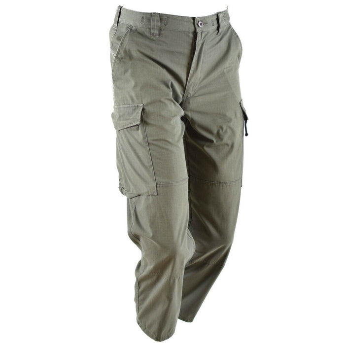 Genuine Austrian army pants Rip stop OD Military combat field Trousers Olive BDU - GoMilitar
