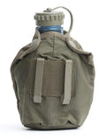 Genuino ejército austriaco botella de agua de plástico tropas de campo de cantina