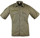 Genuine Austrian army shirt M65 O.D Military combat Short sleeve Olive BDU - GoMilitar