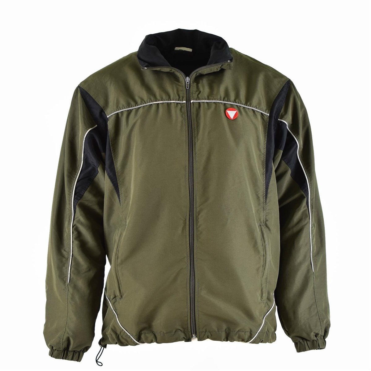 Genuine Austrian Army Training Tracksuit Top Jacket Sports Vintage OD Green