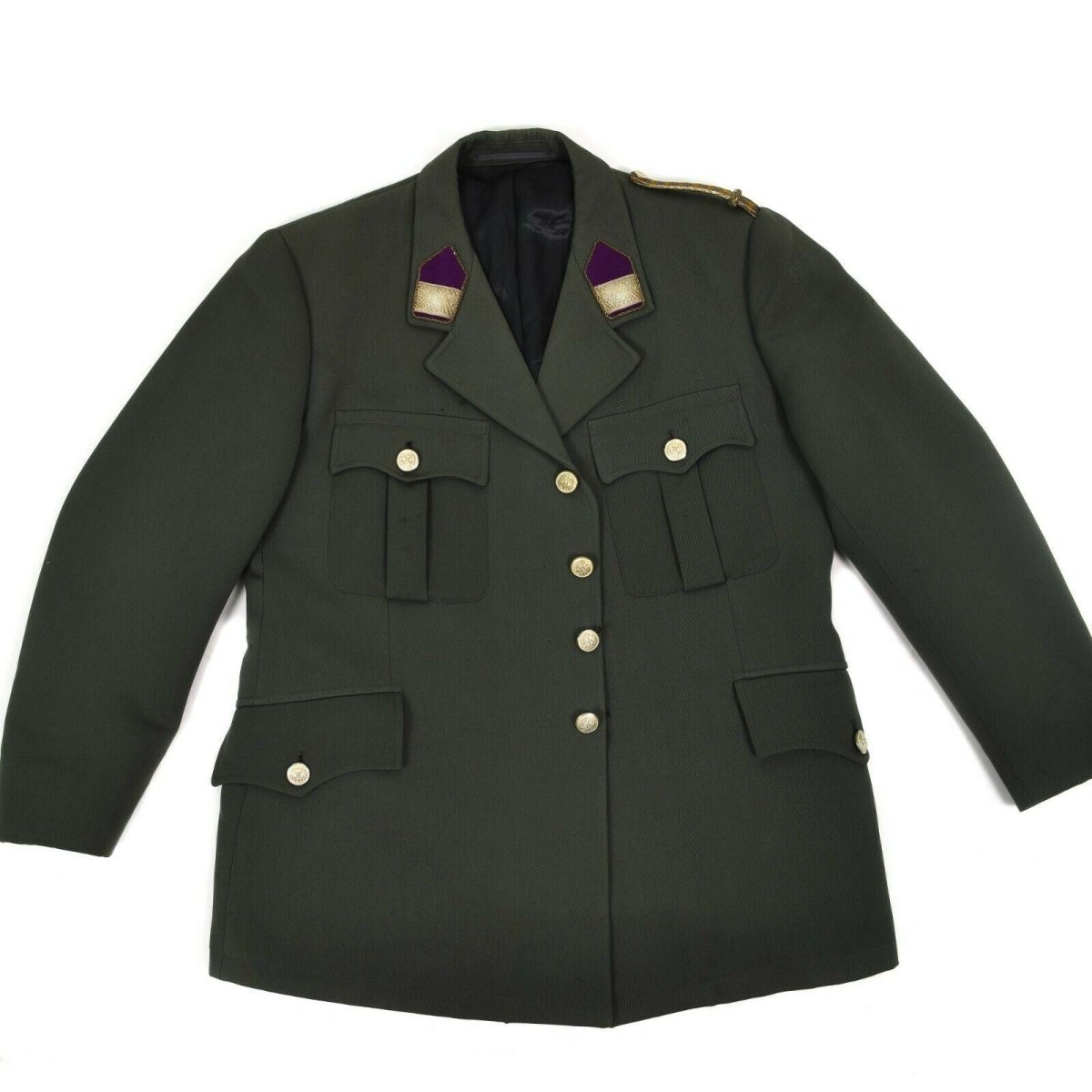 Véritable uniforme de l'armée autrichienne Veste de cérémonie grise de l'armée