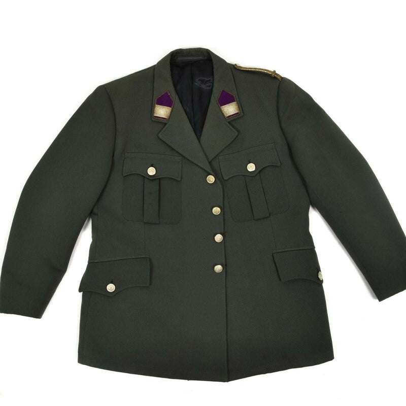 Giacca formale uniforme dell'esercito austriaco autentico problema militare grigio