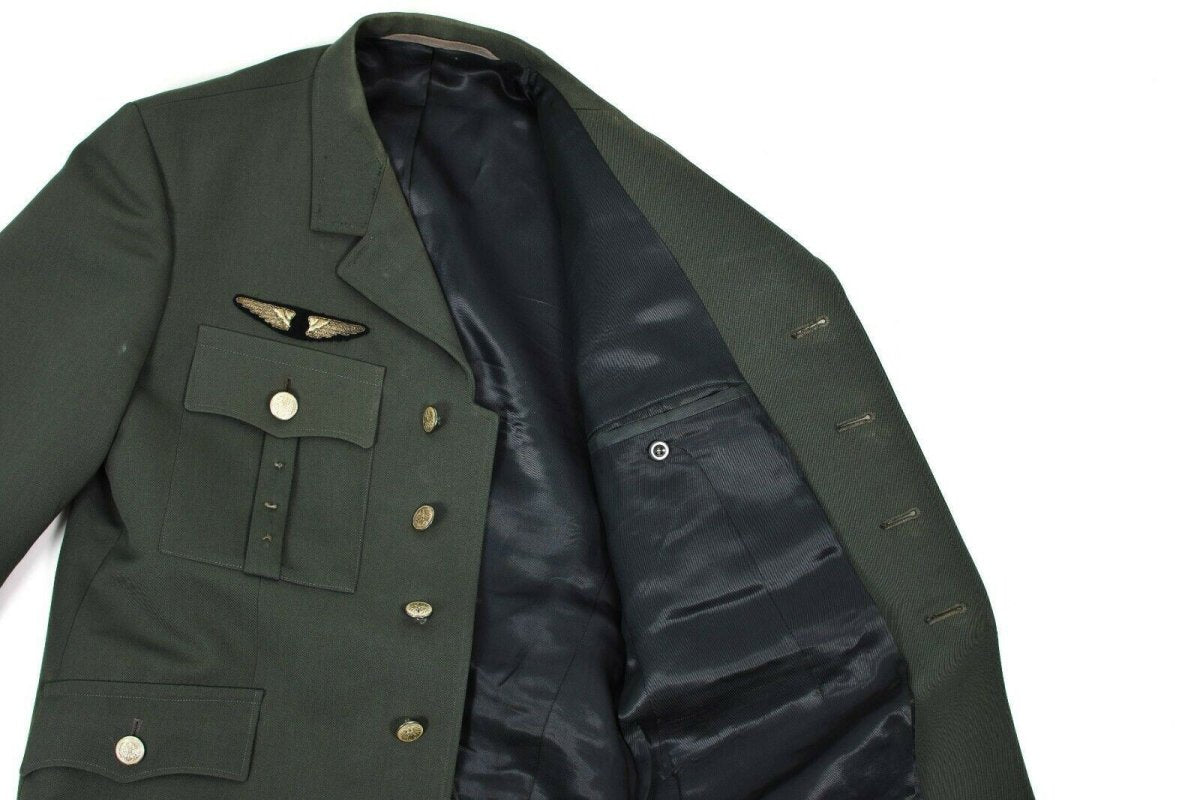 Véritable uniforme de l'armée autrichienne Veste de cérémonie grise de l'armée