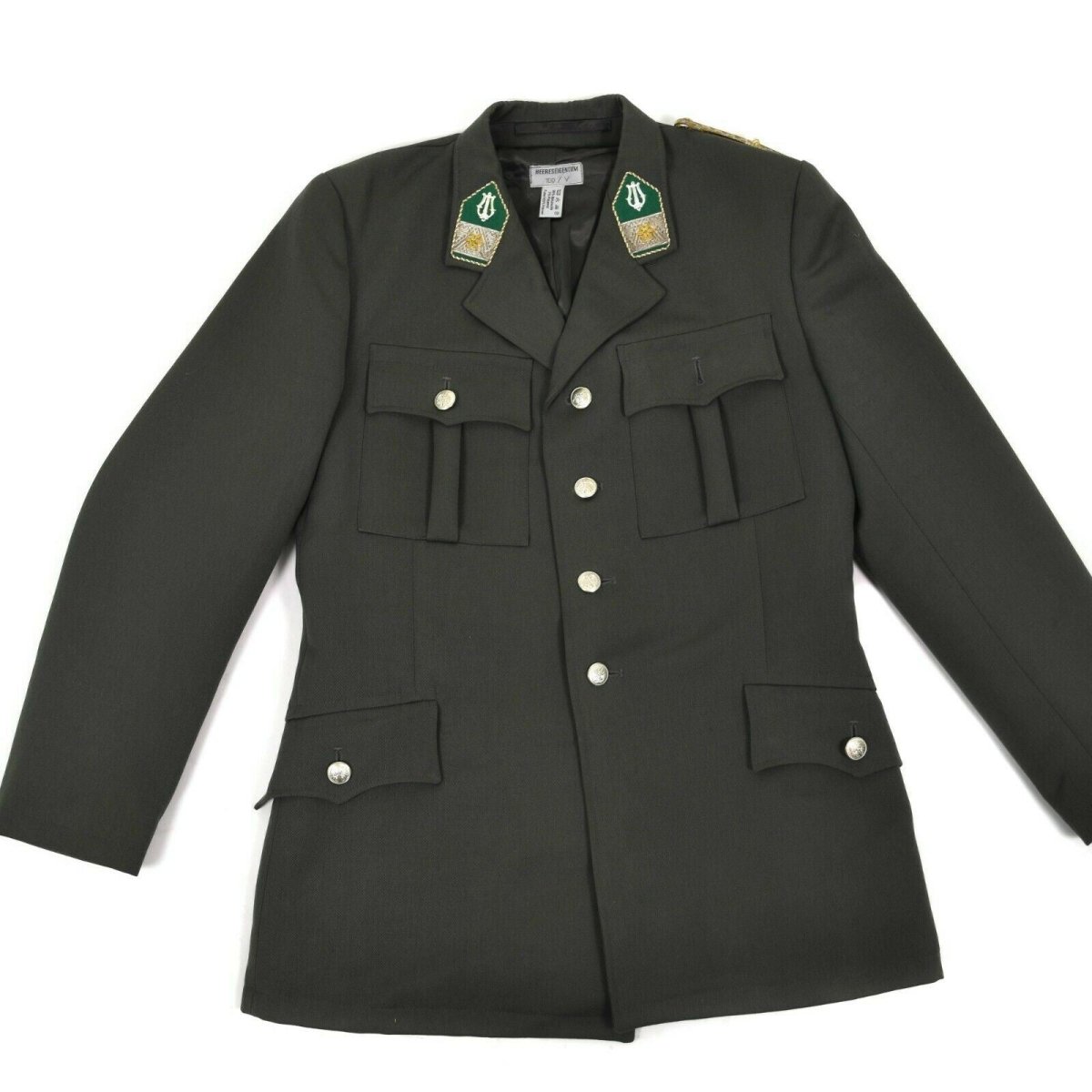 Véritable uniforme de l'armée autrichienne Veste de cérémonie grise de l'armée