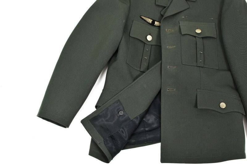 Giacca formale uniforme dell'esercito austriaco autentico problema militare grigio
