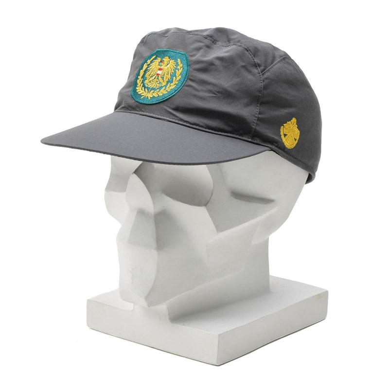Genuine Austrian military gray GoreTex army cap foldable earflaps headwear NEW