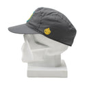 Genuine Austrian military gray GoreTex cap with foldable earflaps, lightweight and waterproof outdoor headwear.