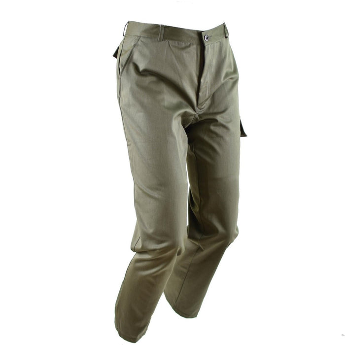 Véritable pantalon de service de l'armée belge O.D Olive pantalon doublé militaire NEUF - GoMilitar