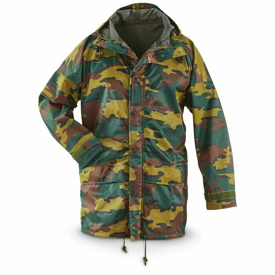 Genuine Belgian Army waterproof parka Jigsaw camo vintage - GoMilitar