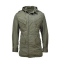 Genno militar genuina Bélgica Tropas de campo de olivo Bdu Parka Vintage NUEVO