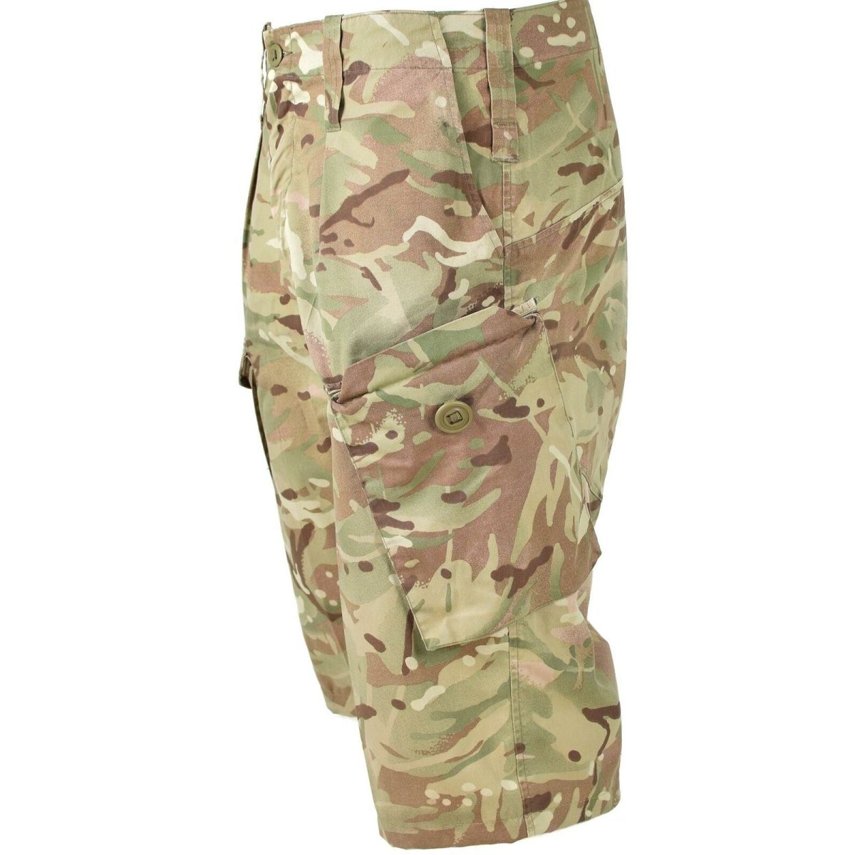 Genuine British army military combat MTP camo shorts military issue bermuda