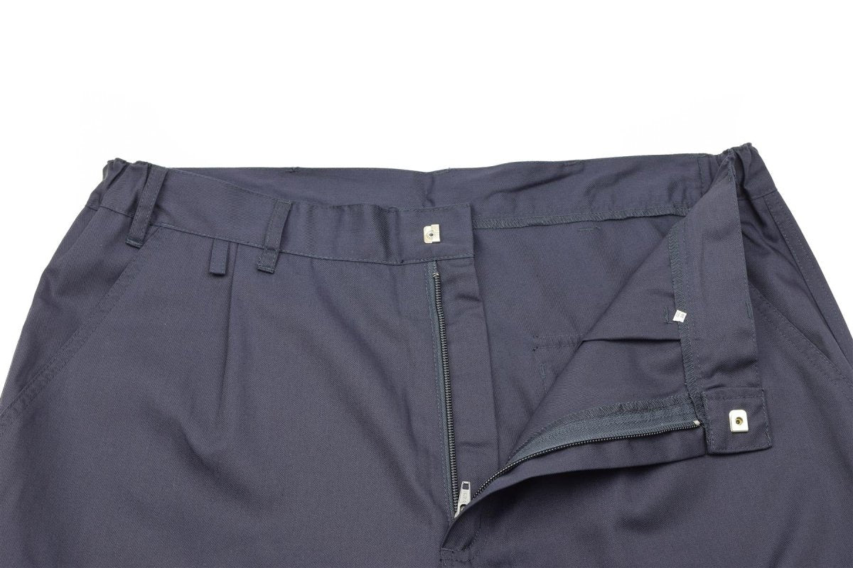Genuine British ISS blue work pants surplus cargo trousers in blister NEW