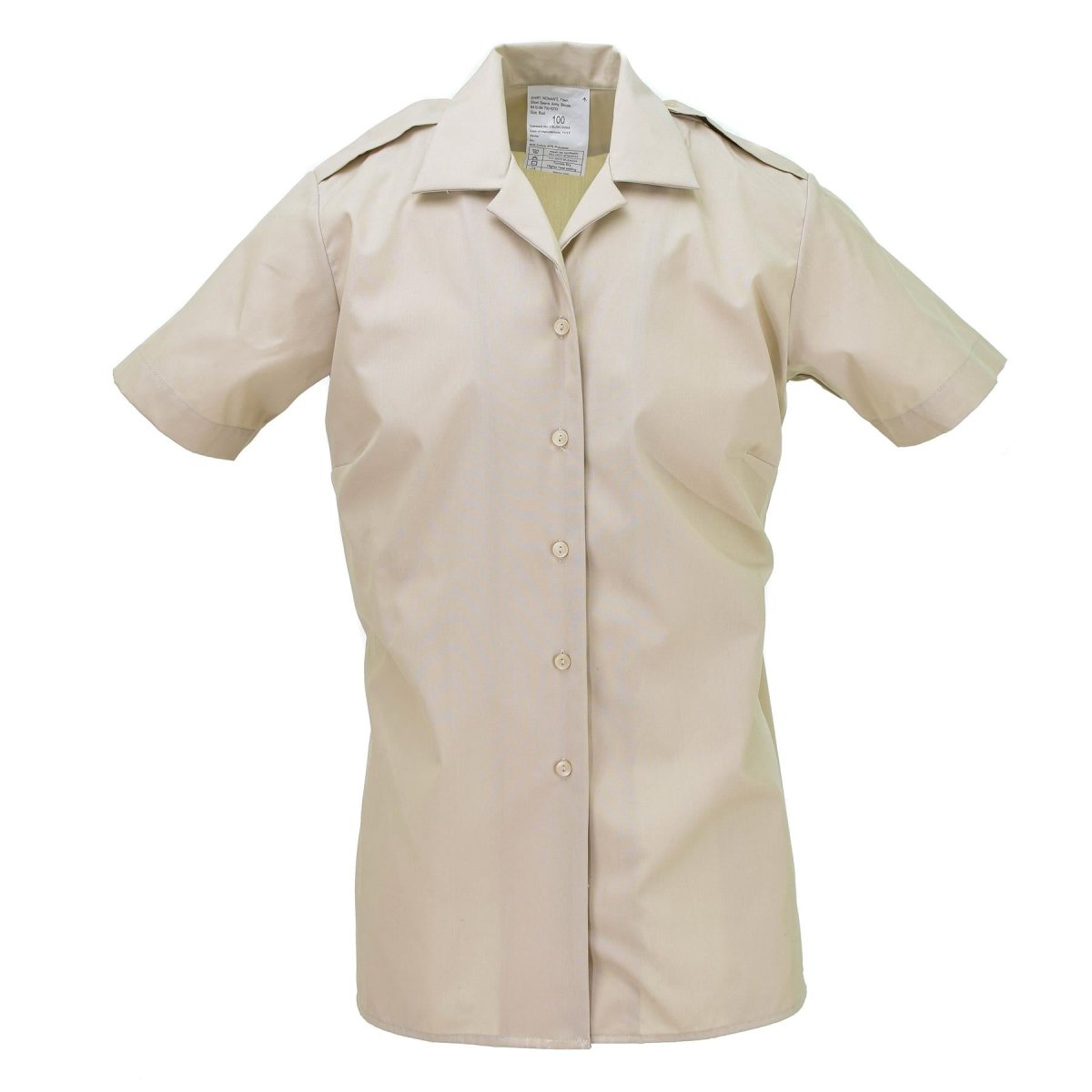 British Military womens formal shirt short sleeve Khaki army surplus Bust 88
