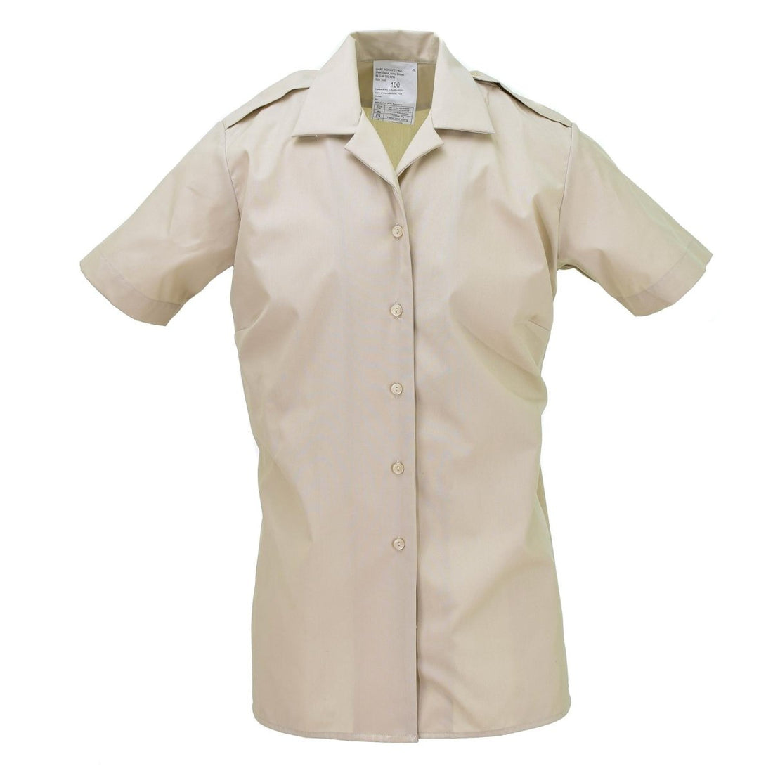 Prawdziwa brytyjska wojskowa bluzka damska Khaki Formalna sukienka armia damskie koszule nowe