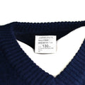 Original britischer Polizeipullover, Utility-Pullover, blau, V-Ausschnitt, NEU
