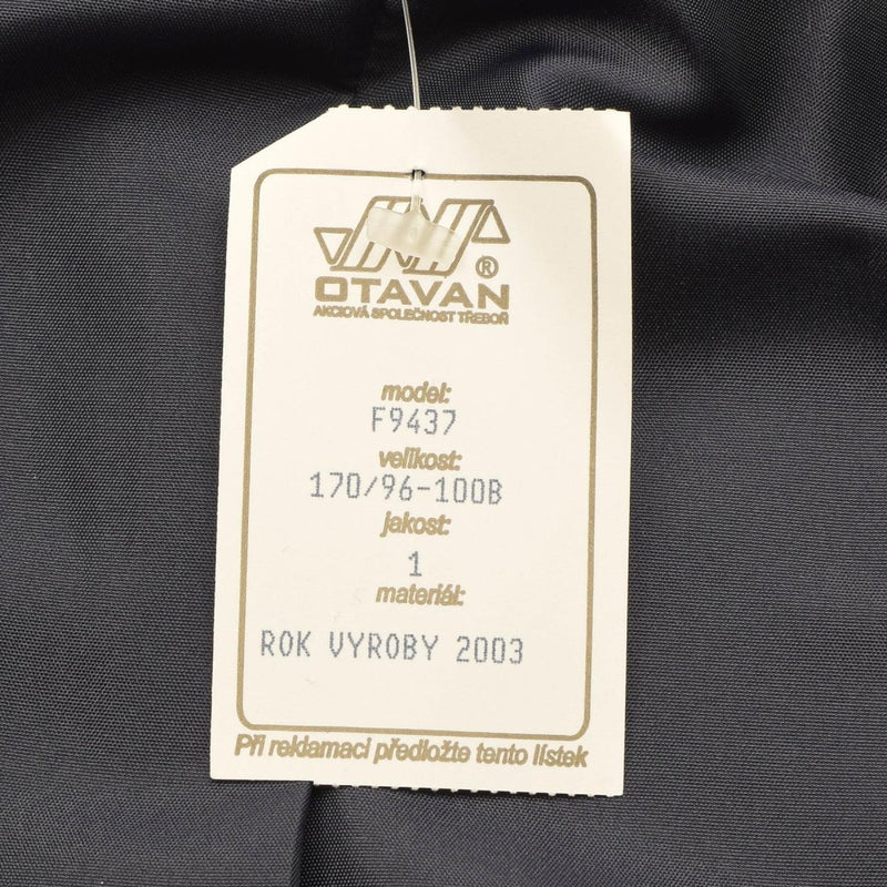 Genuine Czech Army blue blouson silver buttons casual military blouse jacket NEW