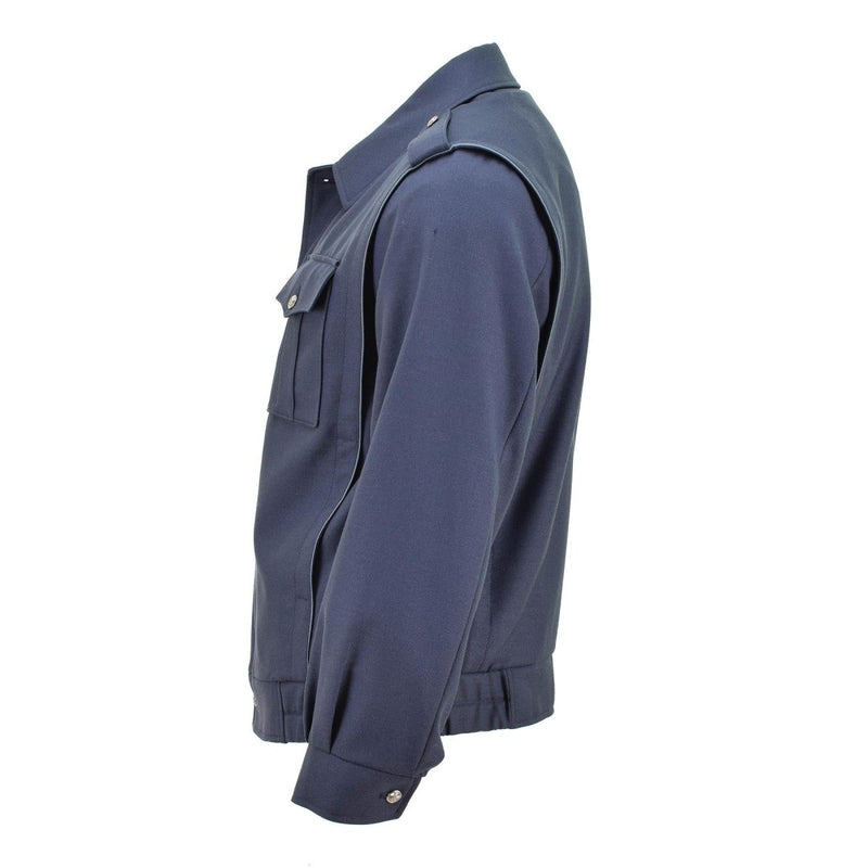 Genuine Czech Army blue blouson silver buttons casual military blouse jacket NEW