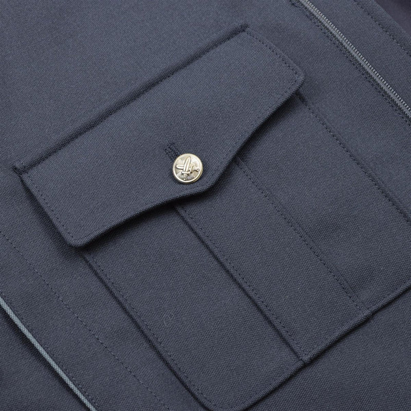 Genuine Czech Army blue blouson silver buttons casual military blouse jacket NEW