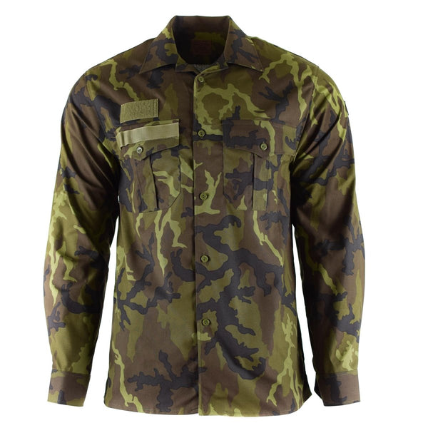 トップス Czechoslovakia army smock Czech army shirt genuine shirt Woodland camo vz 95 field