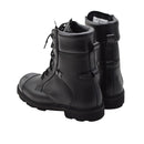 Genuine Czech Military Winter Boots ILS Liner Thinsulate Reinforced Toe Black shown from rear angle on white background