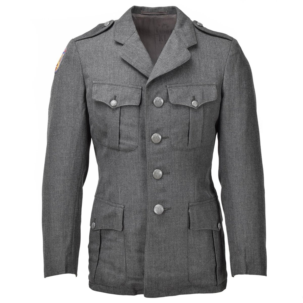 Military uniform jacket Genuine Danish Army grey military surplus dress  officer