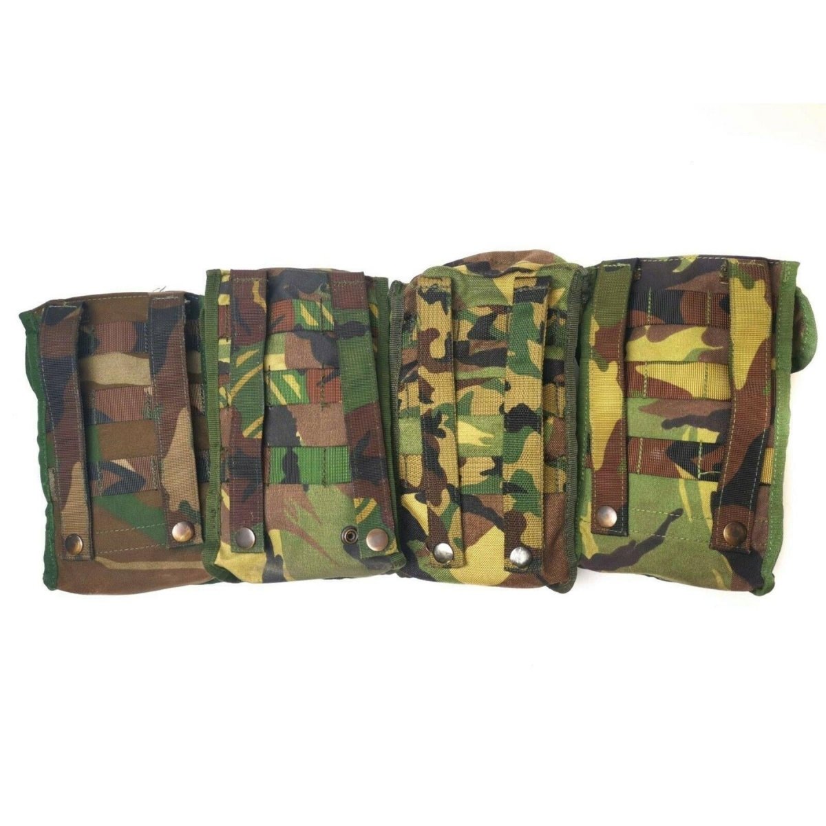 Genuine Dutch Army Canteen w pouch & stainless steel cup DPM camouflage MOLLE