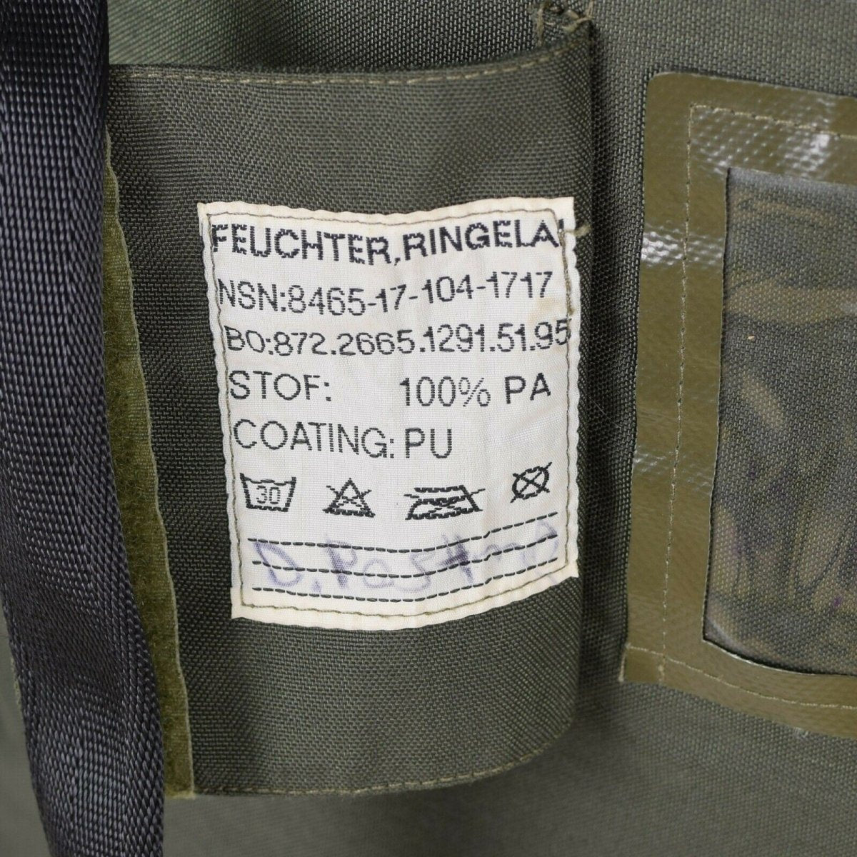 Echte Nederlandse leger Olive Sleeping Bag Carrier Pouch Pack Duffel Sack