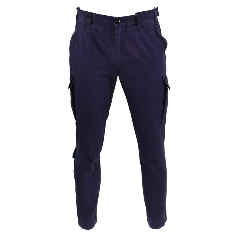 Original niederländische Armeehose, Kampfhose, Militärhose, taktische Einsatzhose, blau