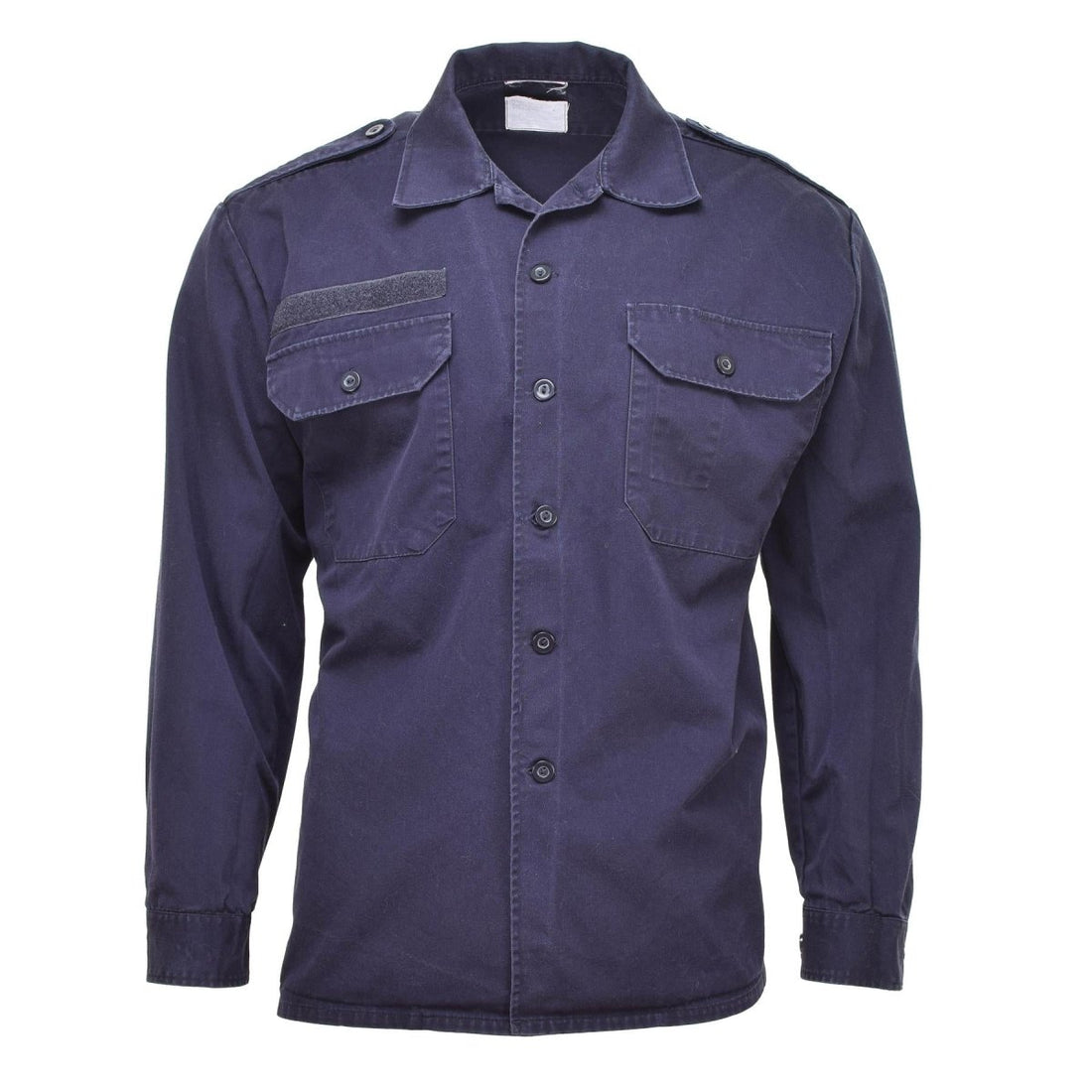 Echt Nederlands leger shirts lange mouwen uniform jas marineblauw militair surplus