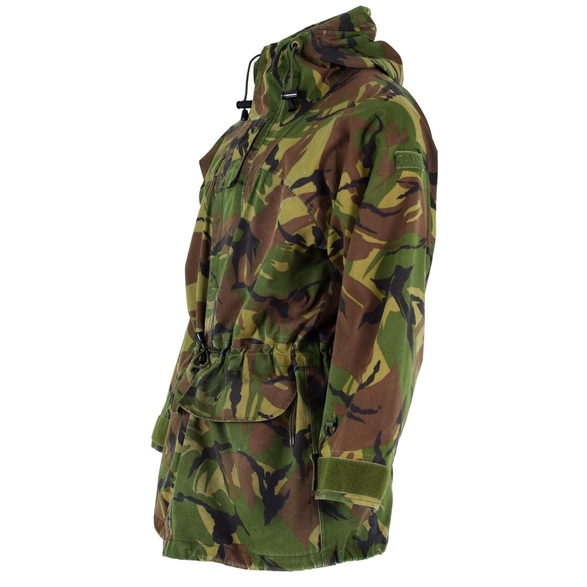 Parka de combate bilaminada impermeable auténtica del ejército holandés camuflaje DPM