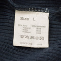 Echte Nederlandse militaire surplus Troyer Pullover Warm Quarter Zip Blue Sweater