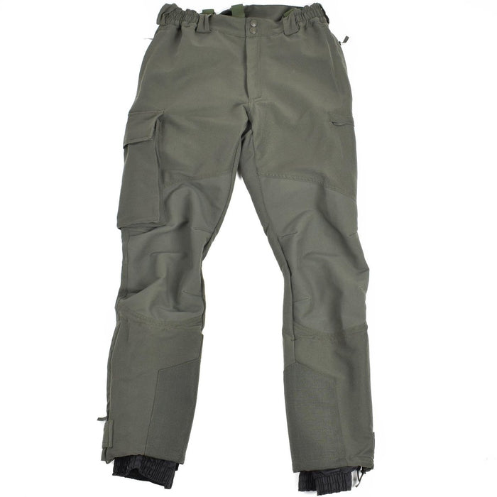 Echte alpine O.D-broek van het Franse leger met enkelbescherming en bretels NIEUW - GoMilitar