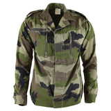 Genuino ejército francés f2 f2 chaqueta de combate fatiga ce camo problema militar excedente