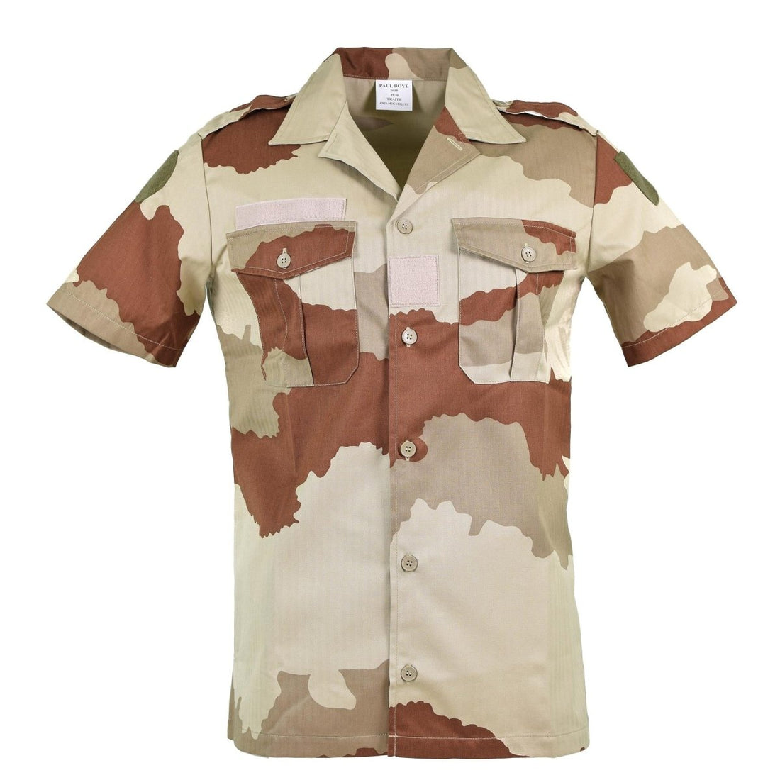 Autentico esercito francese f2 camicia deserto camo camo a maniche corte in surplus di surplus nuovo