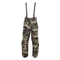 Pantalones de lluvia del ejército francés genuino trilaminato en general con aparatos ortopédicos nuevos