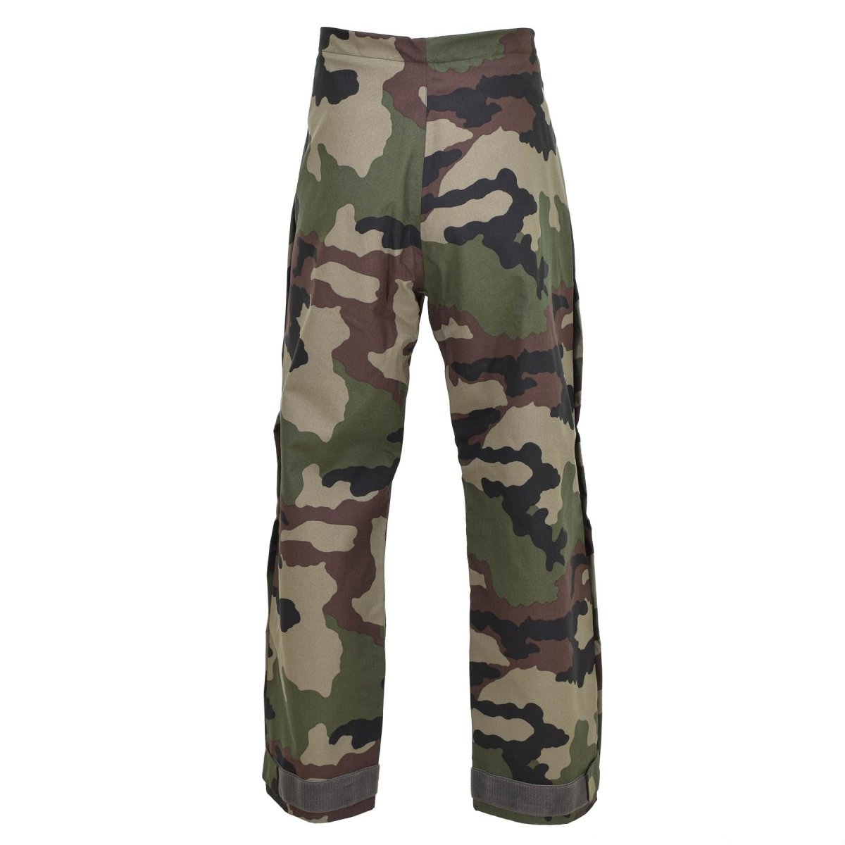 Pantalones de lluvia del ejército francés genuino trilaminato en general con aparatos ortopédicos nuevos