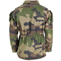 Echt Frans leger Smock jas CCE CAMO MILITAIRE GEVOEGEN PARKA SATEEN FELIN T4