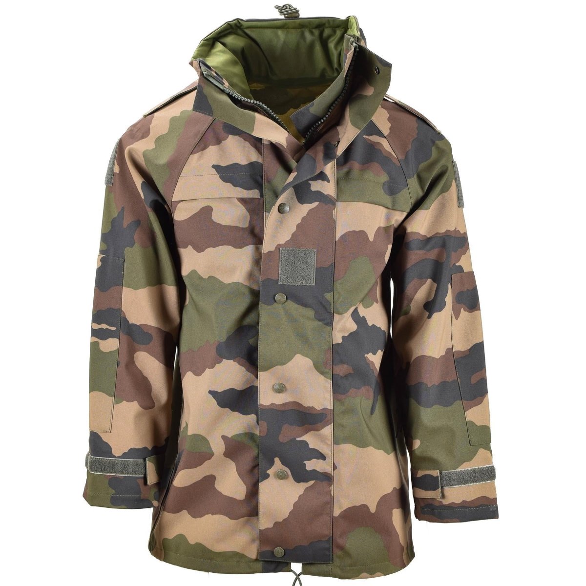 Genuina chaqueta de trilaminato impermeable del ejército francés CAMO GORETEX RAVER CONDEA PARTA